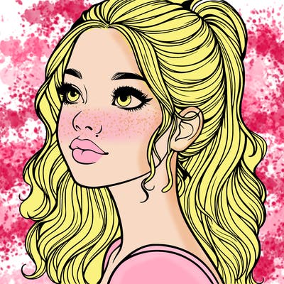 beautiful realistic girl