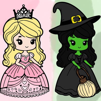princess as a witch