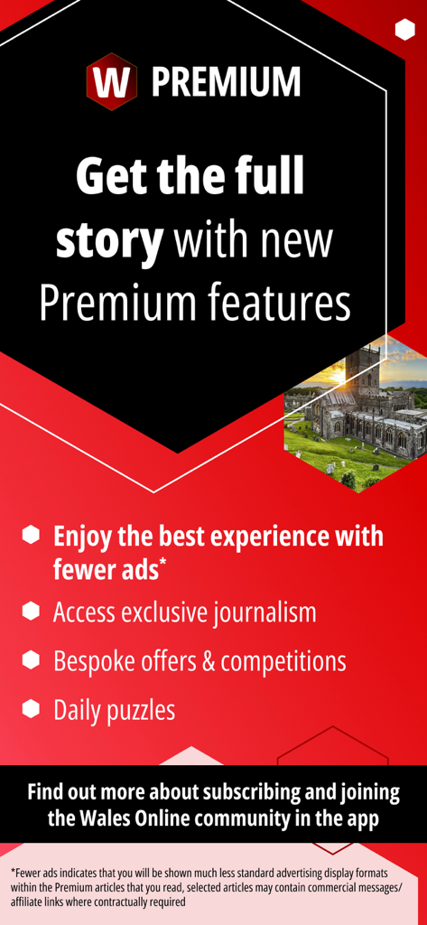 Wales Online app premium membership features overview including exclusive journalism fewer ads and daily puzzles