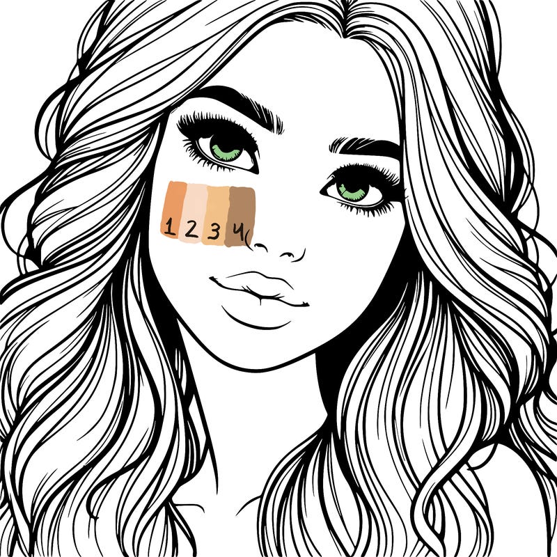 beautiful realistic girl