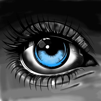 realistic eye