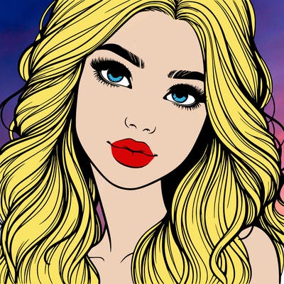 beautiful realistic girl