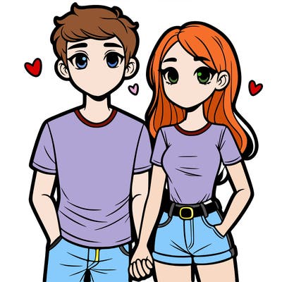 boyfriend and girlfriend