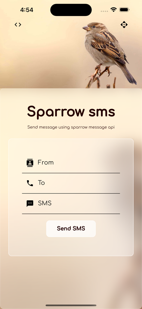 My Sparrow SMS - Send SMS interface for the My Sparrow SMS developer tool