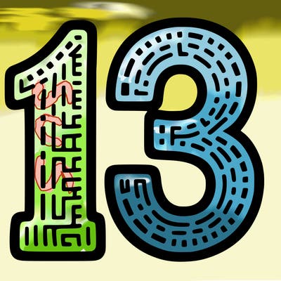 13