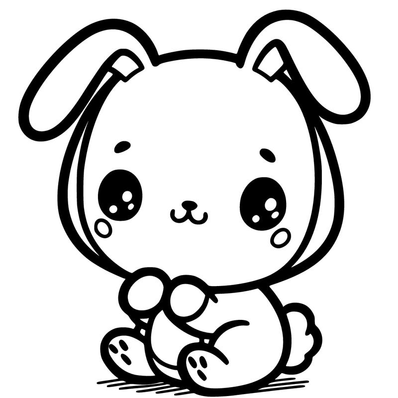 cute tiny bunny
