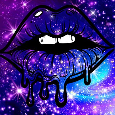 lips that look realistic and drip