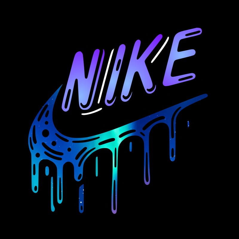 drippy nike logo