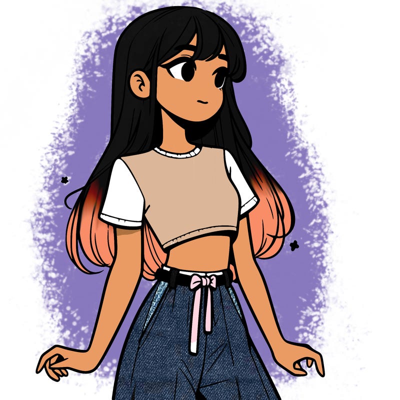 girl in a cute crop top