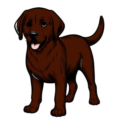 realistic dog