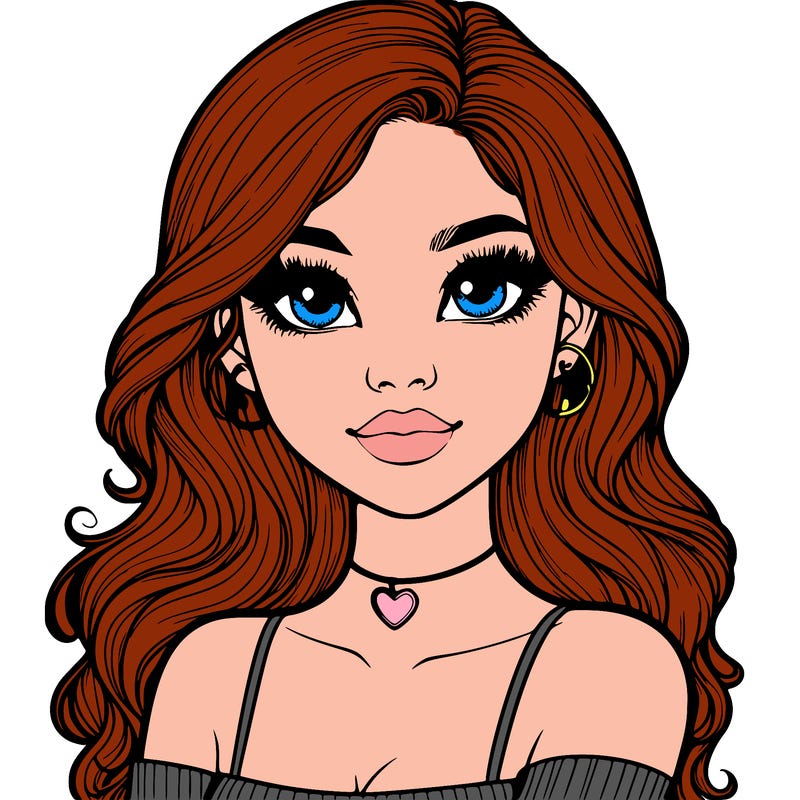 realistic pretty girl