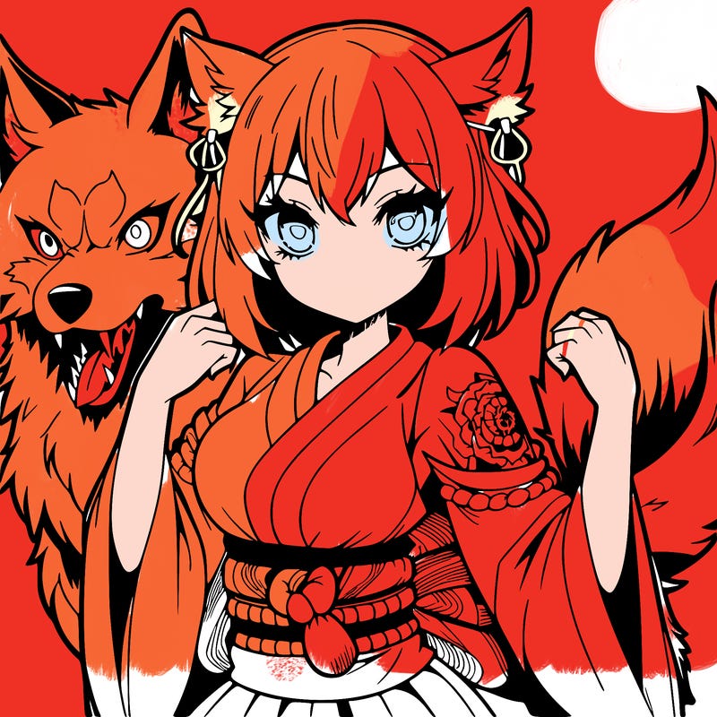 anime werewolf girl