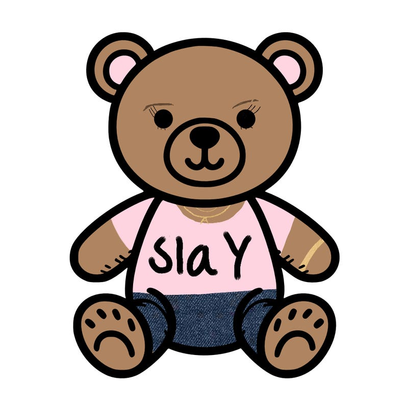simple toy teddy bear