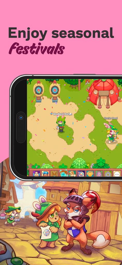 Prodigy Math Game RPGの世界で、季節の祭りに参加するキャラクター。