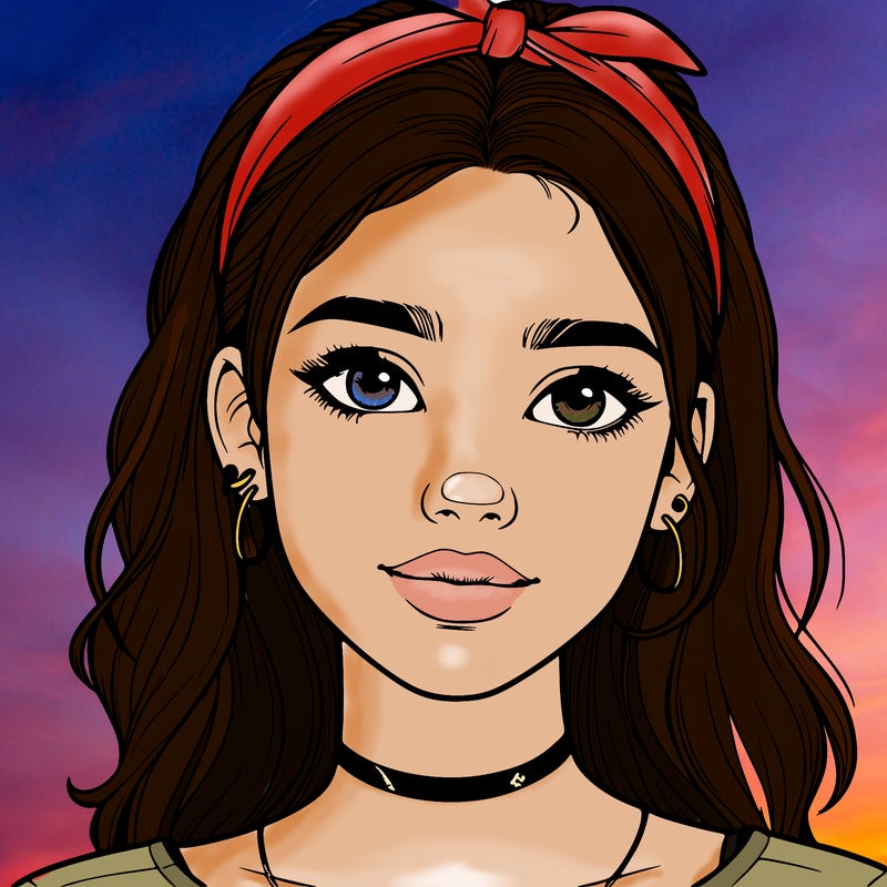 realistic teenage girl