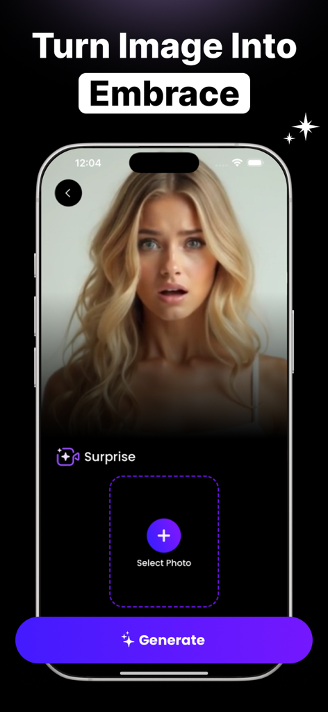 AI Dance Studio : Reelverse - Interface of AI Dance Studio Reelverse app showing the option to turn a photo into an animated video