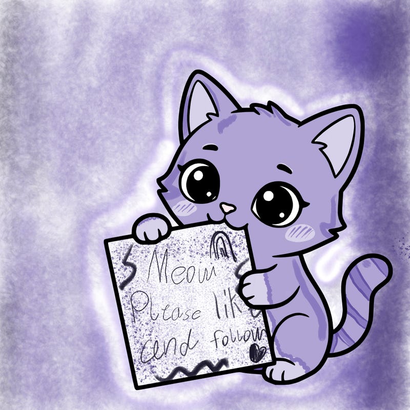 a small cat with a blank sheet of paper in its hand. the cat is sooooooo cute!