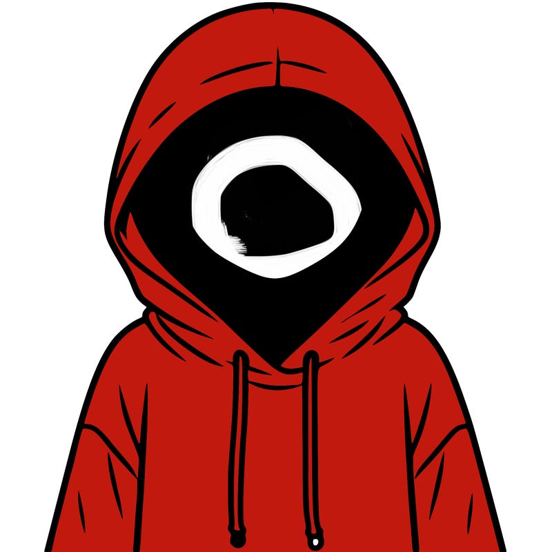 faceless girl in hoodie