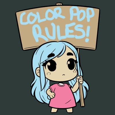 girl with blank sign