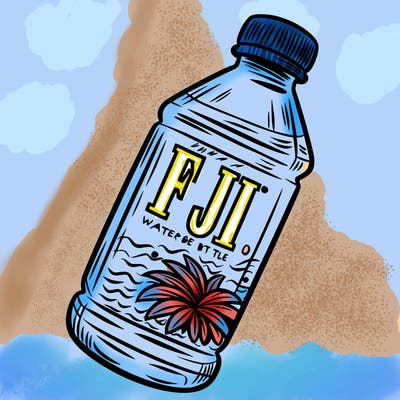 fiji water bottle