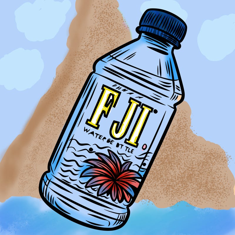 fiji water bottle
