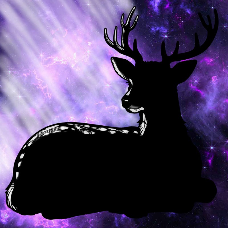 realistic deer with antlers