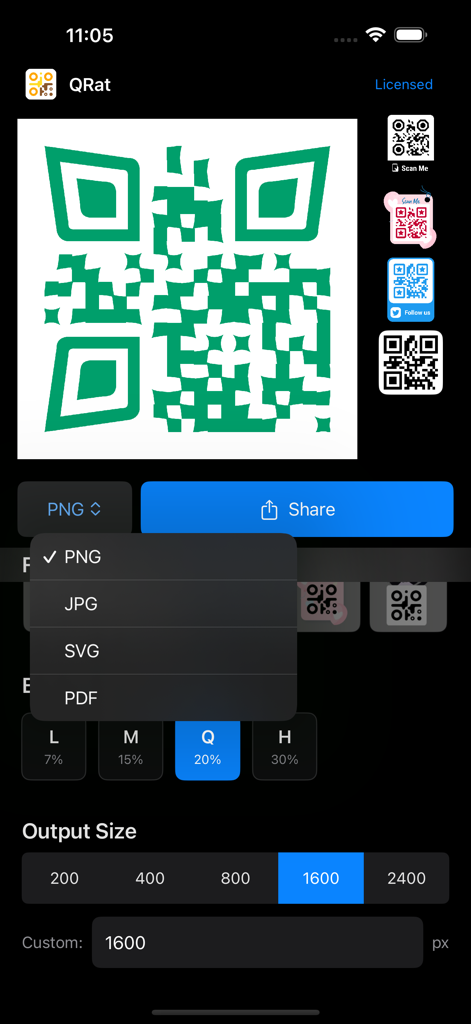 QRat - QR Code Generator - Productivity App | MWM