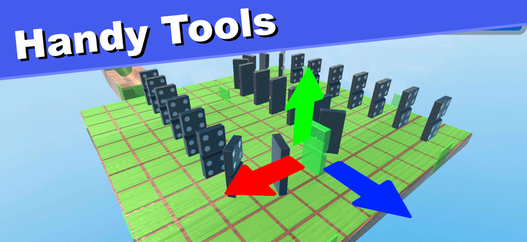 Marble Run : Race builder - 3D building tools and domino placement interface in Marble Run Race Builder
