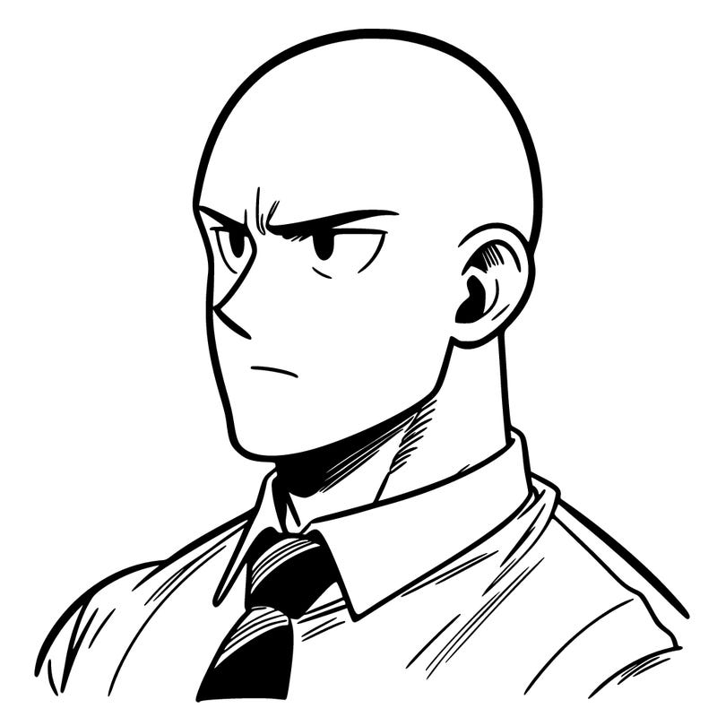 bald man