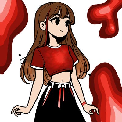 girl in a cute crop top