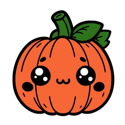 easy cute pumpkin