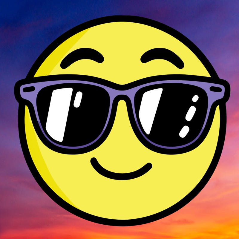 emoji with sunglasses