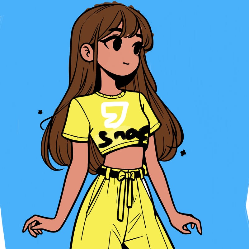 girl in a cute crop top