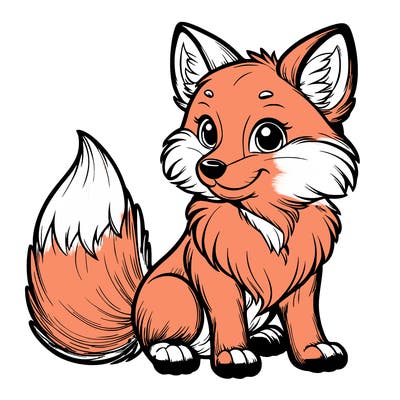 realistic fox