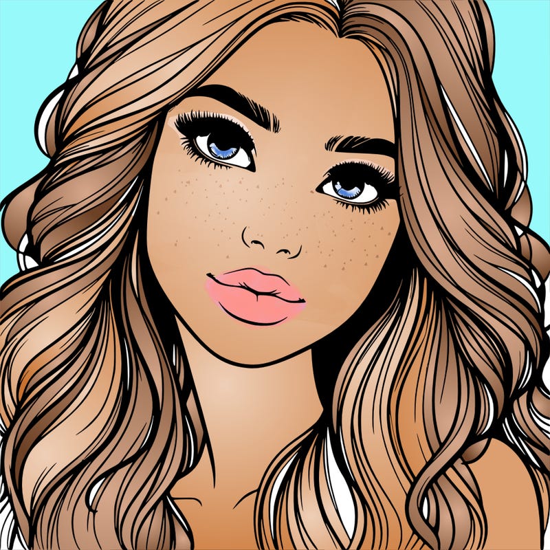 beautiful realistic girl