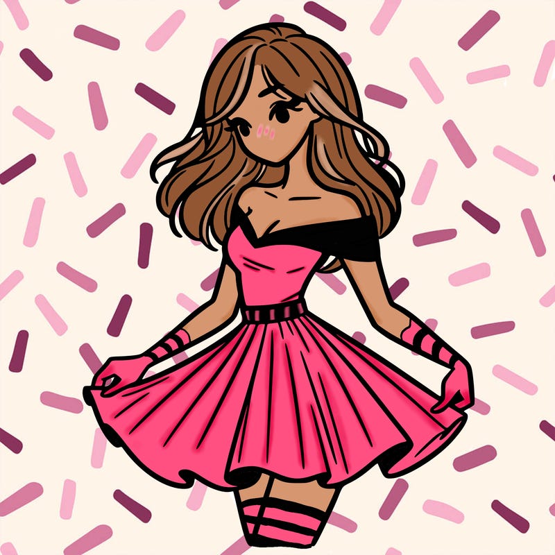 woman in skirt