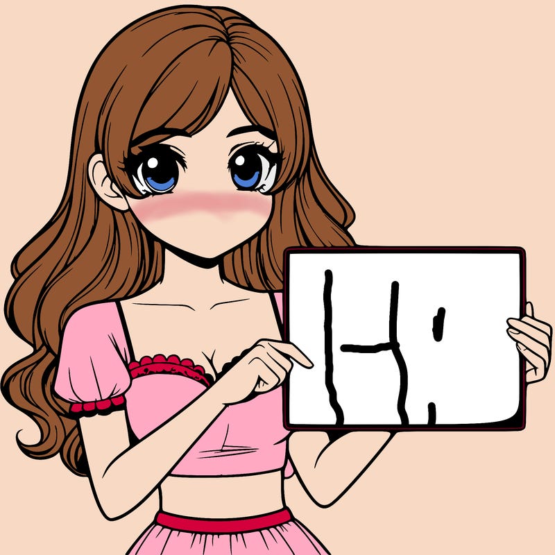 realistic pretty girl holding blank sign