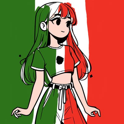 girl in a cute crop top