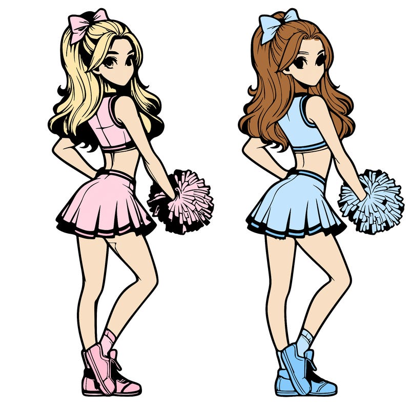 realistic cheerleader