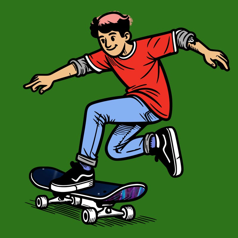 skateboarding