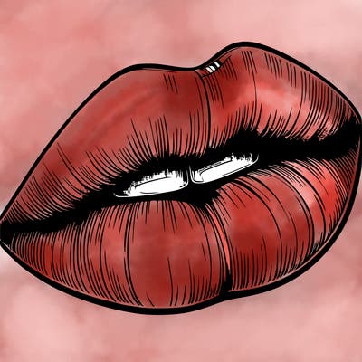 realistic lips
