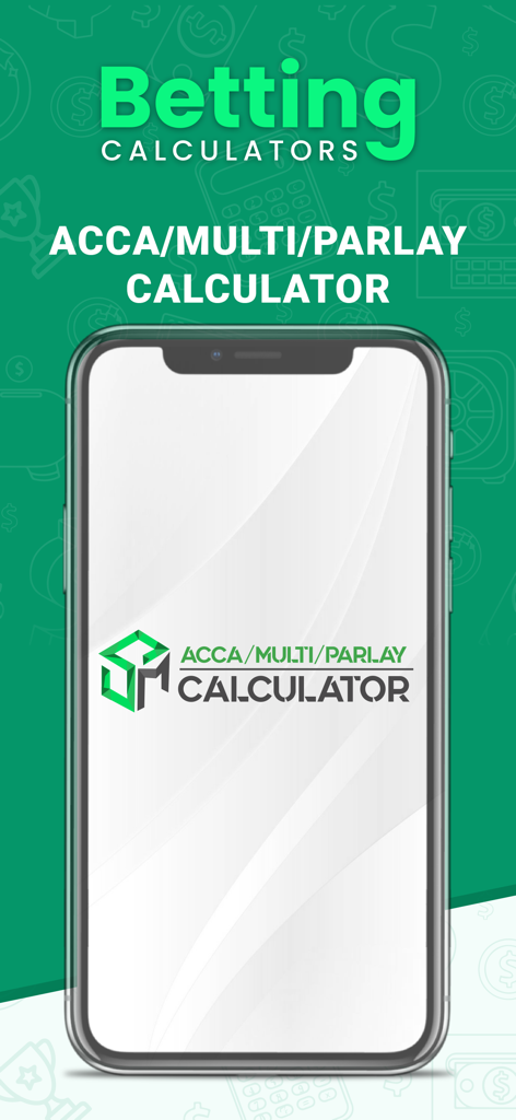 Betting Calculators App-Bildschirm für Parlay-Multi- und ACCA-Wett-Tools