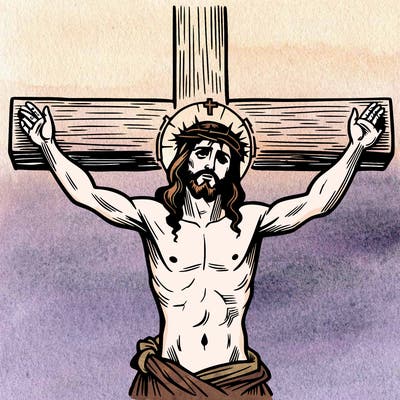 jesus on the cross