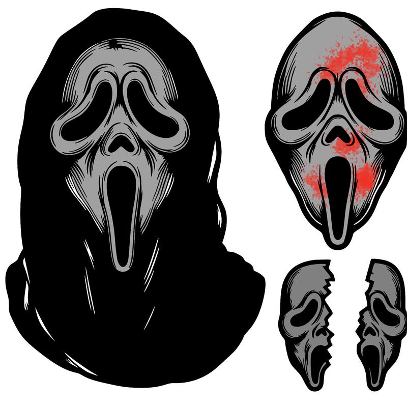 realistic,scary,gostface