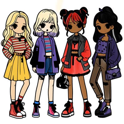 girls with fashion