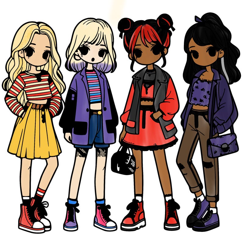 girls with fashion