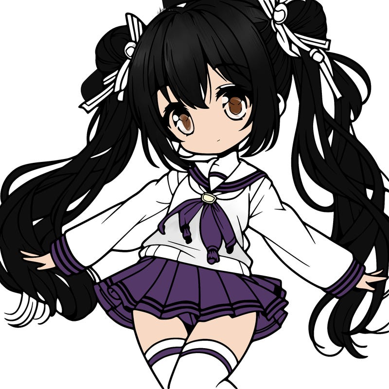 super detailed anime girl