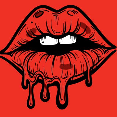 lips that look realistic and drip