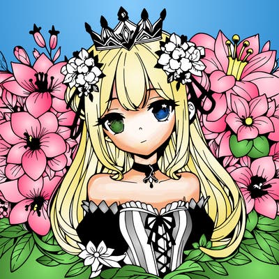 manga flower queen only one