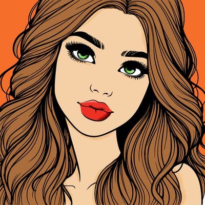 beautiful realistic girl